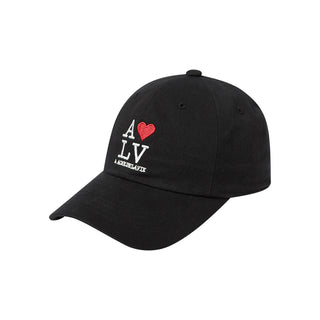LOVE ADLV COTTON BALL CAP BLACK