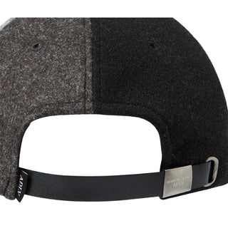 WOOL BLEND MULTI COLOR SCHEME BALL CAP BLACK