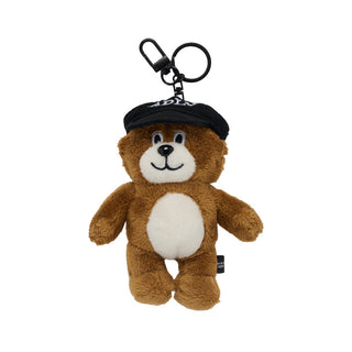 AC BEAR KEYRING BROWN