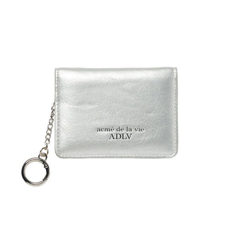 ADLV FOLDING CARD WALLET SILVER