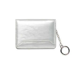 ADLV FOLDING CARD WALLET SILVER