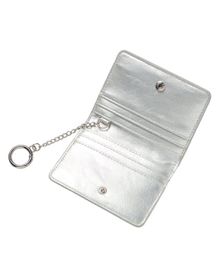 ADLV FOLDING CARD WALLET SILVER