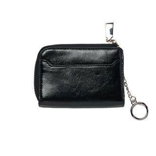 ADLV ZIPPER CARD WALLET BLACK