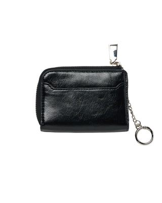 ADLV ZIPPER CARD WALLET BLACK