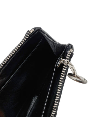 ADLV ZIPPER CARD WALLET BLACK