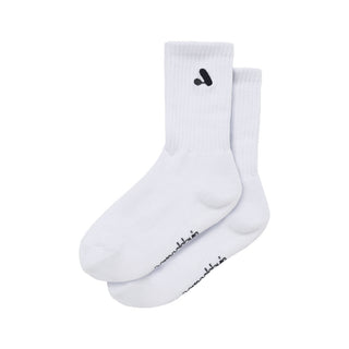 A SYMBOL SOCKS WHITE