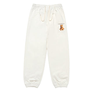 AC BEAR BASIC LOGO ZURRY PANTS CREAM