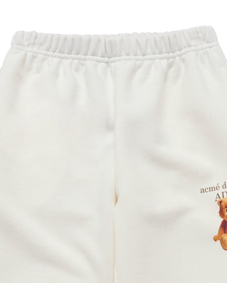 KIDS AC BEAR BASIC LOGO ZURRY PANTS CREAM