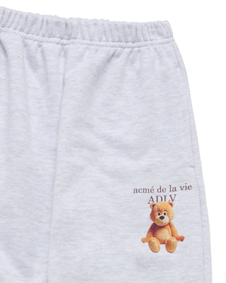 KIDS AC BEAR BASIC LOGO ZURRY PANTS MELANGE