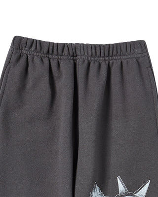KIDS AC BEAR STATUE OF LIBERTY ZURRY PANTS CHARCOAL