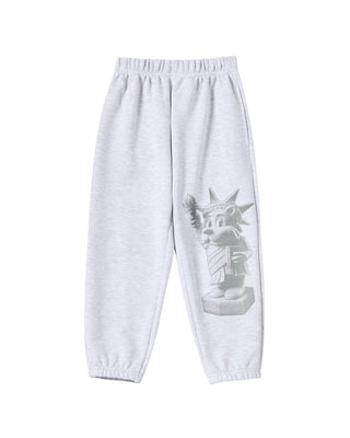 KIDS AC BEAR STATUE OF LIBERTY ZURRY PANTS MELANGE