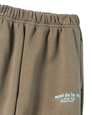KIDS BORDER LINE BASIC LOGO LONG PANTS COCOA