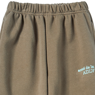 KIDS BORDER LINE BASIC LOGO LONG PANTS COCOA