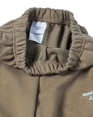 KIDS BORDER LINE BASIC LOGO LONG PANTS COCOA