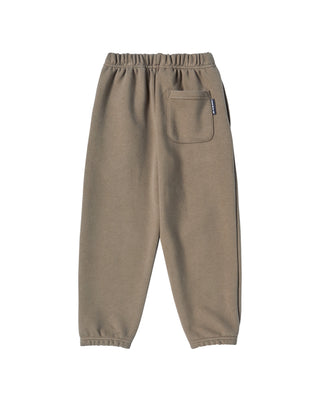 KIDS BORDER LINE BASIC LOGO LONG PANTS COCOA