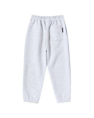 KIDS BORDER LINE BASIC LOGO LONG PANTS MELANGE