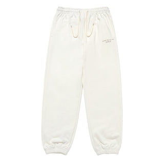 BASIC LOGO NAPPING ZURRY PANTS CREAM