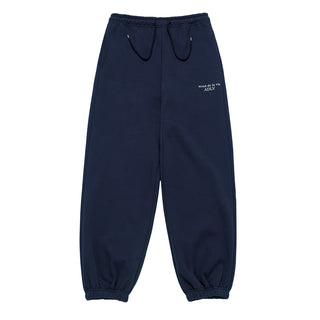 BASIC LOGO NAPPING ZURRY PANTS DARK NAVY