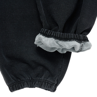 DENIM EFFECT ZURRY LONG PANTS BLACK