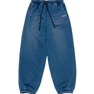 DENIM EFFECT ZURRY LONG PANTS NAVY