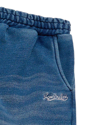 DENIM EFFECT ZURRY LONG PANTS NAVY