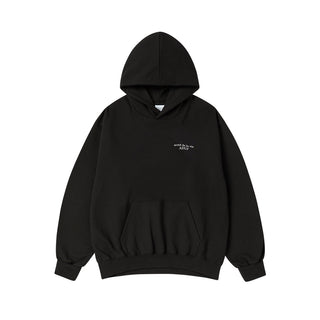 AC BEAR BASIC LOGO HOODIE BLACK