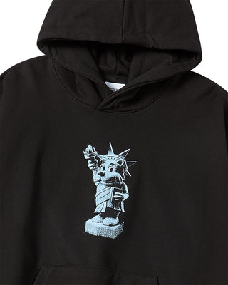 AC BEAR STATUE OF LIBERTY HOODIE BLACK