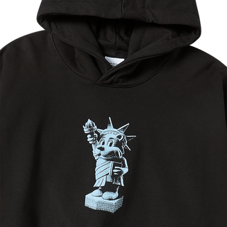 AC BEAR STATUE OF LIBERTY HOODIE BLACK
