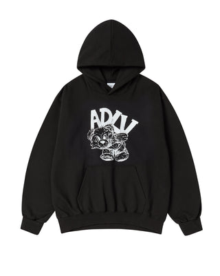 ADLV PIGGYBACK HOODIE BLACK