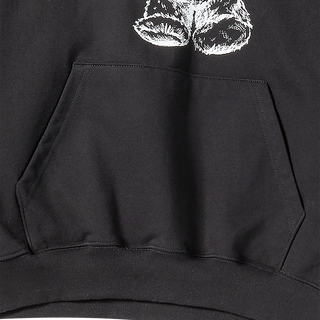 ADLV PIGGYBACK HOODIE BLACK
