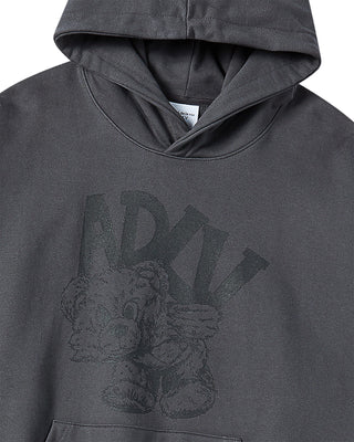 ADLV PIGGYBACK HOODIE CHARCOAL