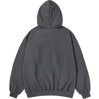 ADLV PIGGYBACK HOODIE CHARCOAL