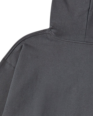 ADLV PIGGYBACK HOODIE CHARCOAL