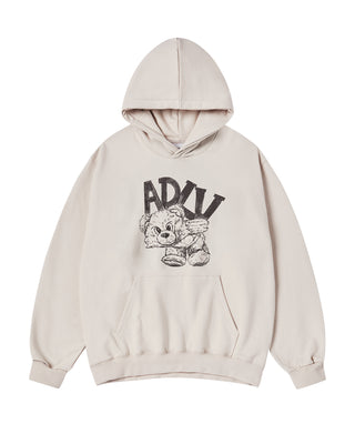 ADLV PIGGYBACK HOODIE ESSENTIAL BEIGE
