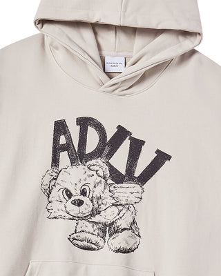 ADLV PIGGYBACK HOODIE ESSENTIAL BEIGE