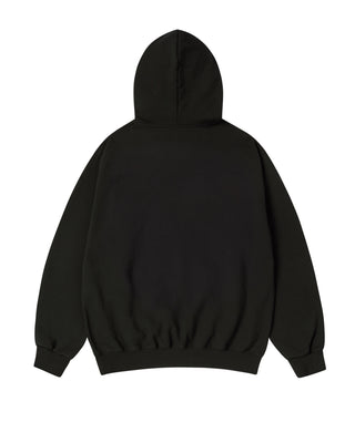 3D STAND AC BEAR NAPPING HOODIE BLACK