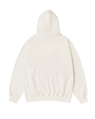 3D STAND AC BEAR NAPPING HOODIE CREAM