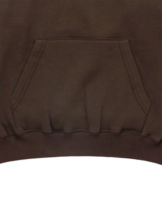 3D STAND AC BEAR NAPPING HOODIE DARK BROWN