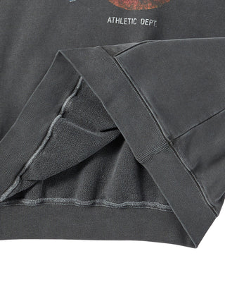 BASKET BALL PIGMENT WIDE HOODIE CHARCOAL