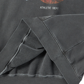 BASKET BALL PIGMENT WIDE HOODIE CHARCOAL