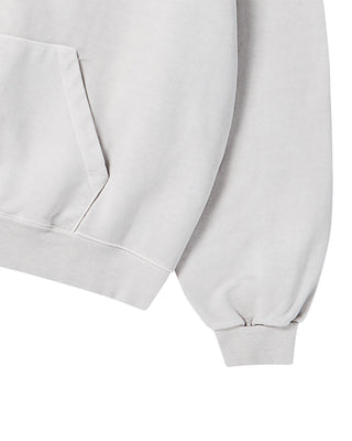 BASKET BALL PIGMENT WIDE HOODIE LIGHT GRAY