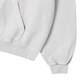 BASKET BALL PIGMENT WIDE HOODIE LIGHT GRAY