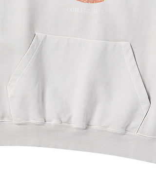 BASKET BALL PIGMENT WIDE HOODIE LIGHT GRAY