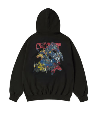 MOBILE SUIT Z GUNDAM MOBILE SUIT HOODIE BLACK
