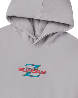 MOBILE SUIT Z GUNDAM MOBILE SUIT HOODIE LIGHT GRAY