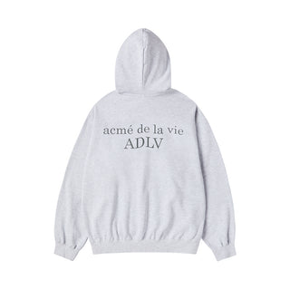 BASIC LOGO NAPPING HOODIE MELANGE