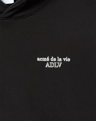 BORDER LINE BASIC LOGO HOODIE BLACK