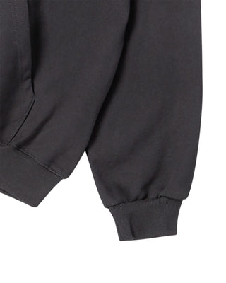 BORDER LINE BASIC LOGO HOODIE BLACK