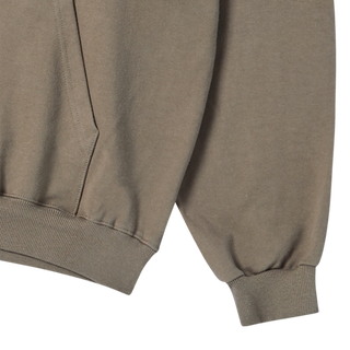 BORDER LINE BASIC LOGO HOODIE COCOA