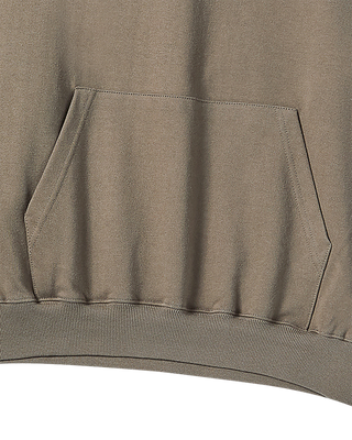BORDER LINE BASIC LOGO HOODIE COCOA